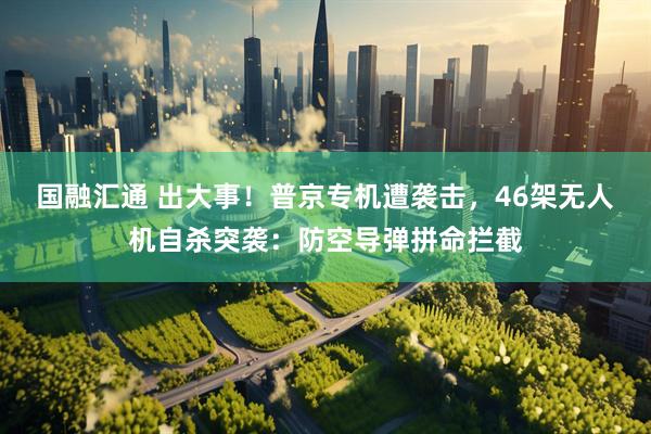 国融汇通 出大事！普京专机遭袭击，46架无人机自杀突袭：防空导弹拼命拦截