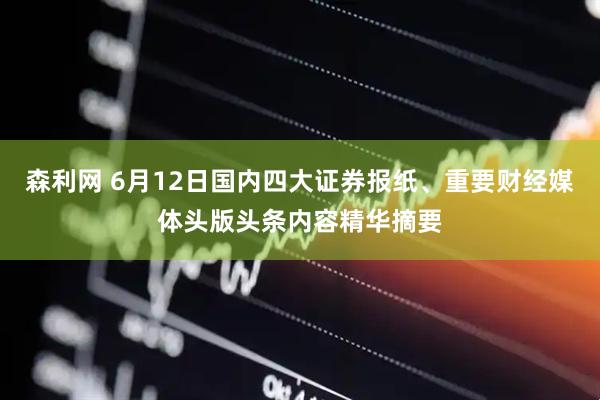 森利网 6月12日国内四大证券报纸、重要财经媒体头版头条内容精华摘要